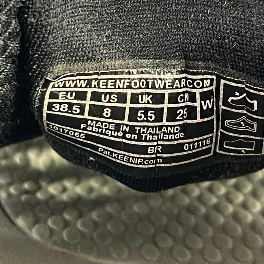 KEEN Uneek 02 Black Corded Sport Sandals Womens Size 8 Casual Outdoor Shoes - Picture 9 of 9